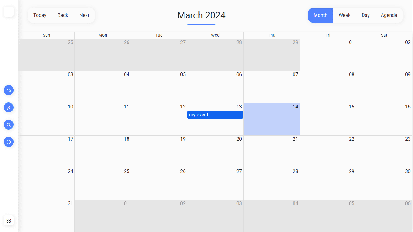 React Calendar