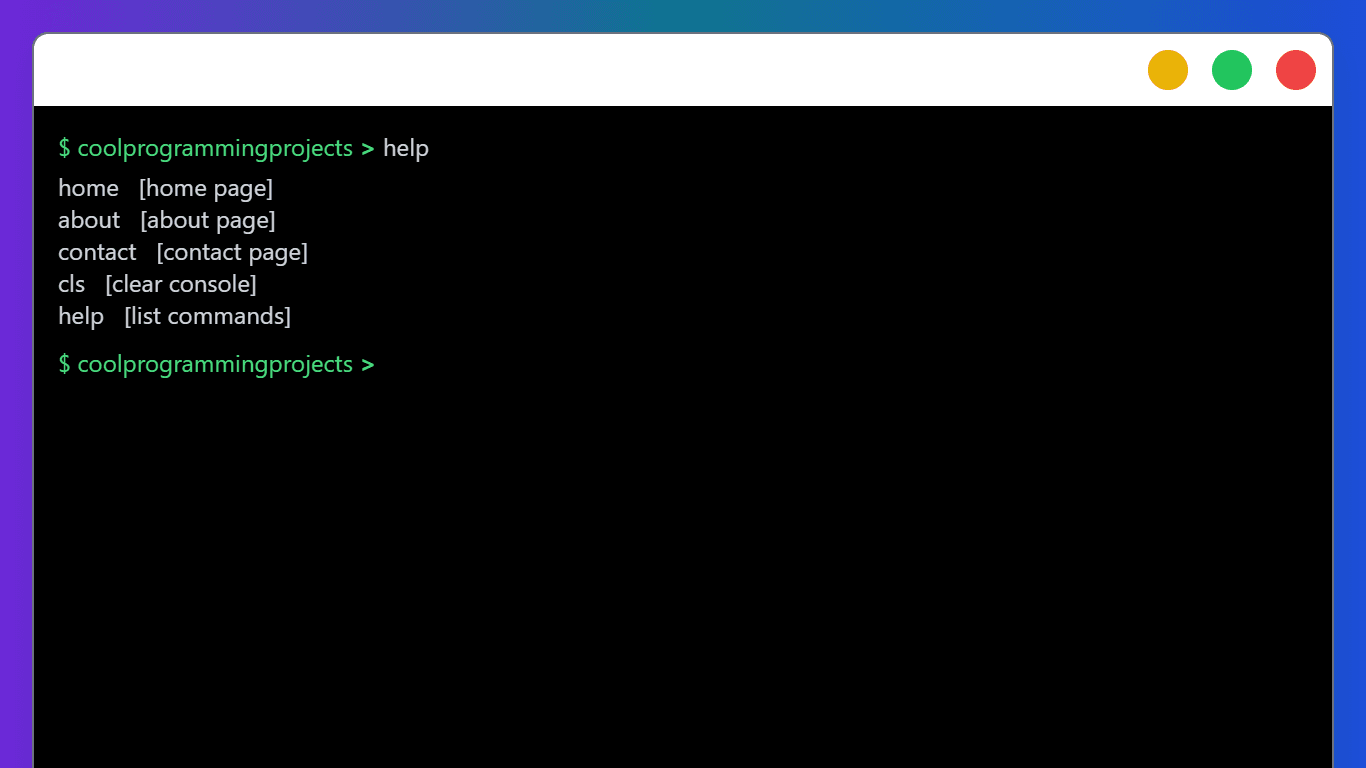 Terminal Website
